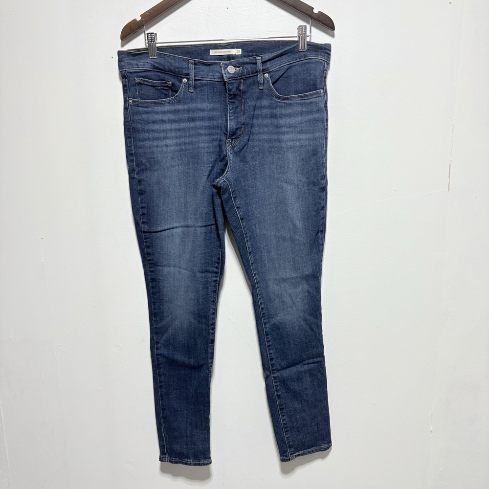 Levis 311 Jeans Womens 32 Medium Wash Shaping Skinny Stretch Denim Inseam 28
